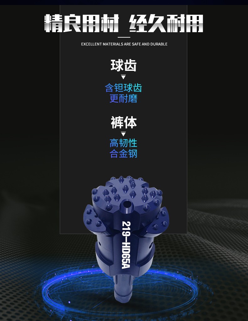 米數多潛孔鉆頭 提供高中低風壓潛孔鉆頭 潛孔沖擊器 等優質采掘鉆具